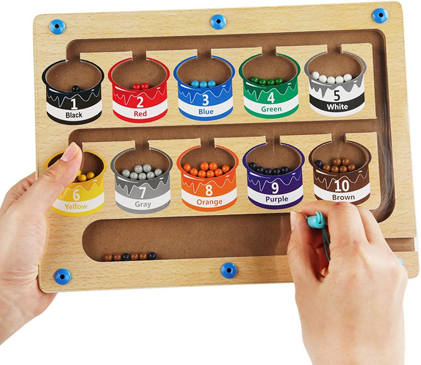 Szín és szám mágneses tábla