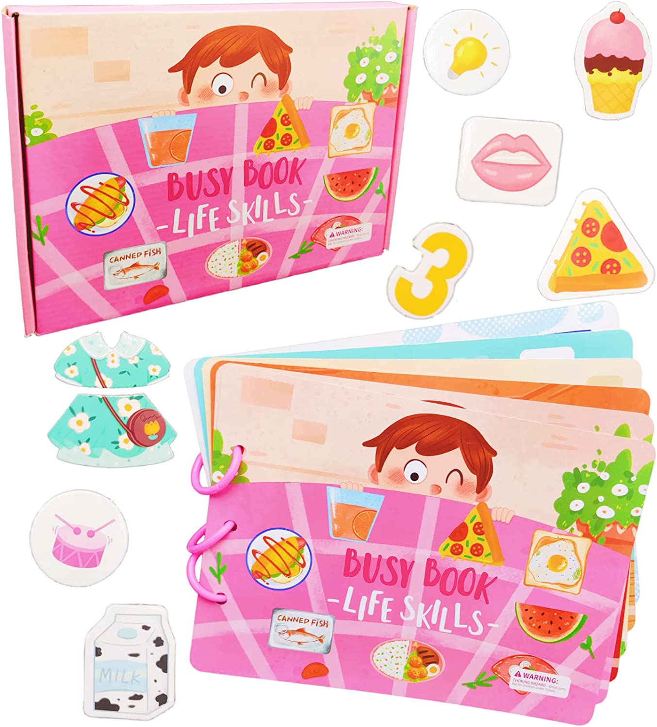 Montessori érzékszervi könyv